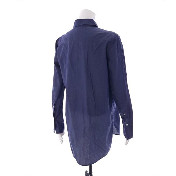 Vince. Womens Size 2 Long Sleeve Button Up Collared Blouse - Picture 5 of 10